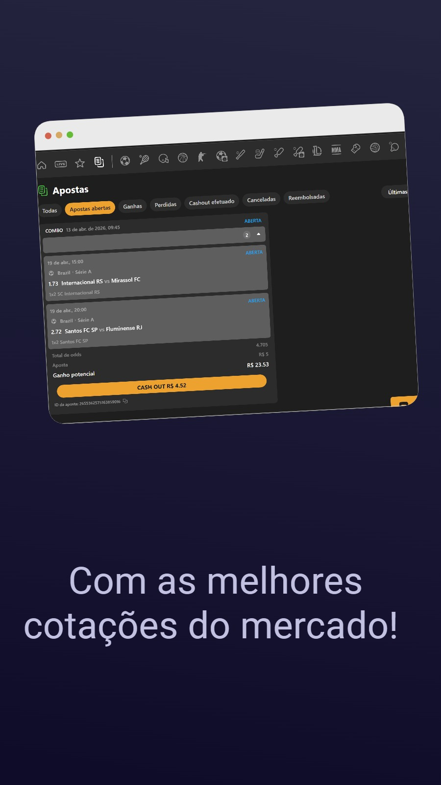 Com as melhores cotações do mercado! 