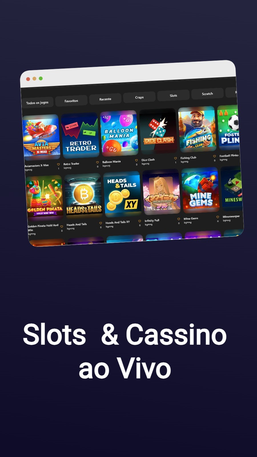 Slots  & Cassino ao Vivo