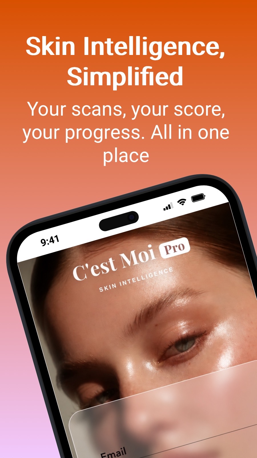 Skin Intelligence, Simplified - Your scans, your score, your progress. All in one place