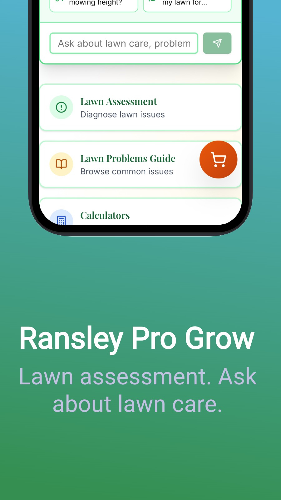 Ransley Pro Grow - Lawn assessment. Ask about lawn care.