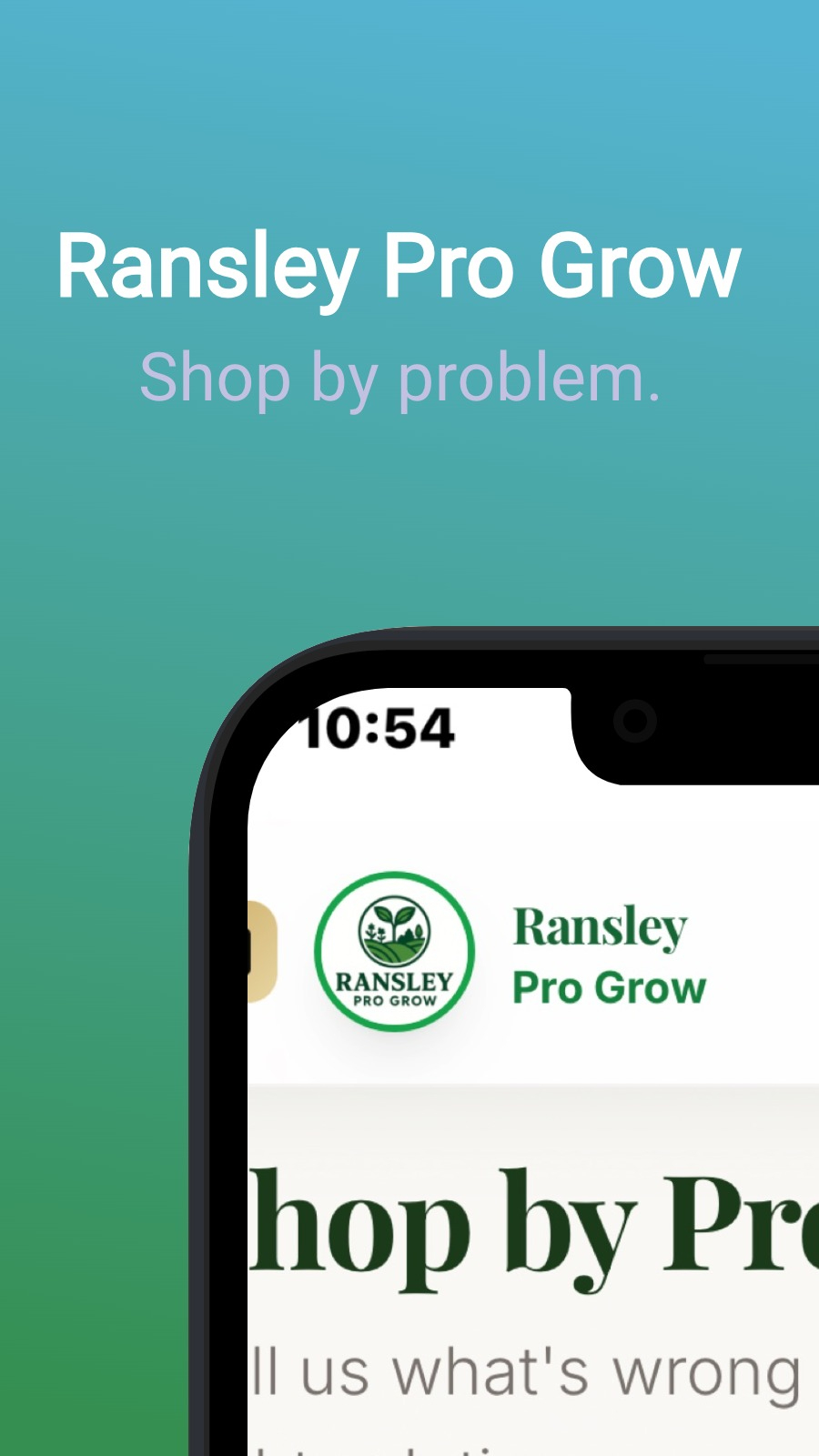 Ransley Pro Grow - Shop by problem.