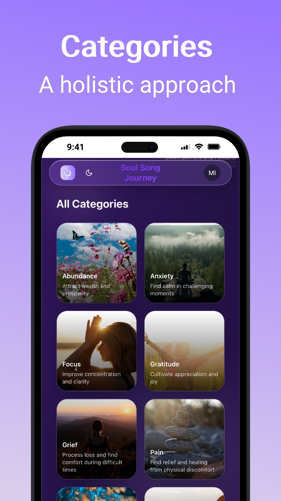 Categories - A holistic approach