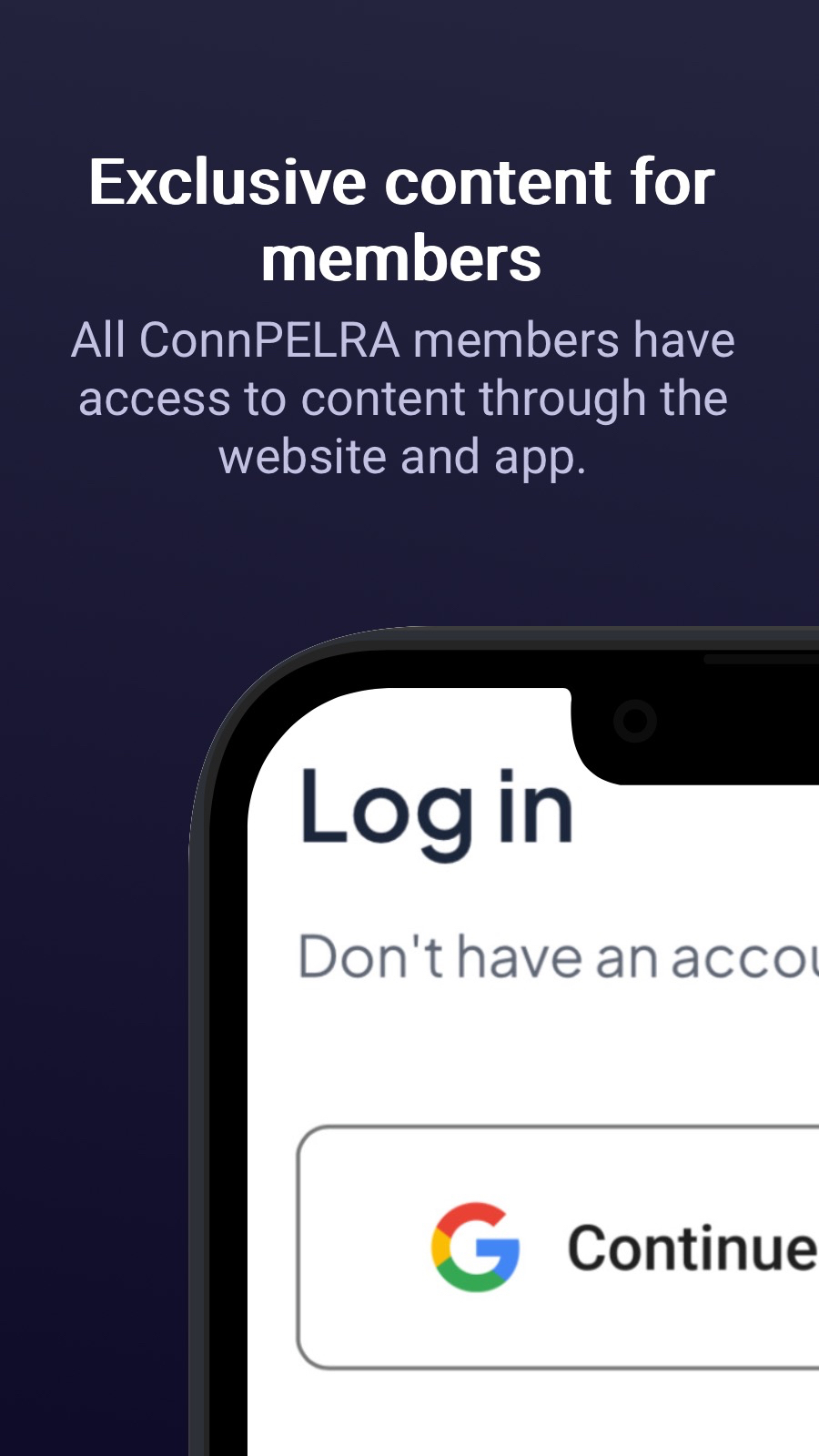 Exclusive content for members - All ConnPELRA members have access to content through the website and app.